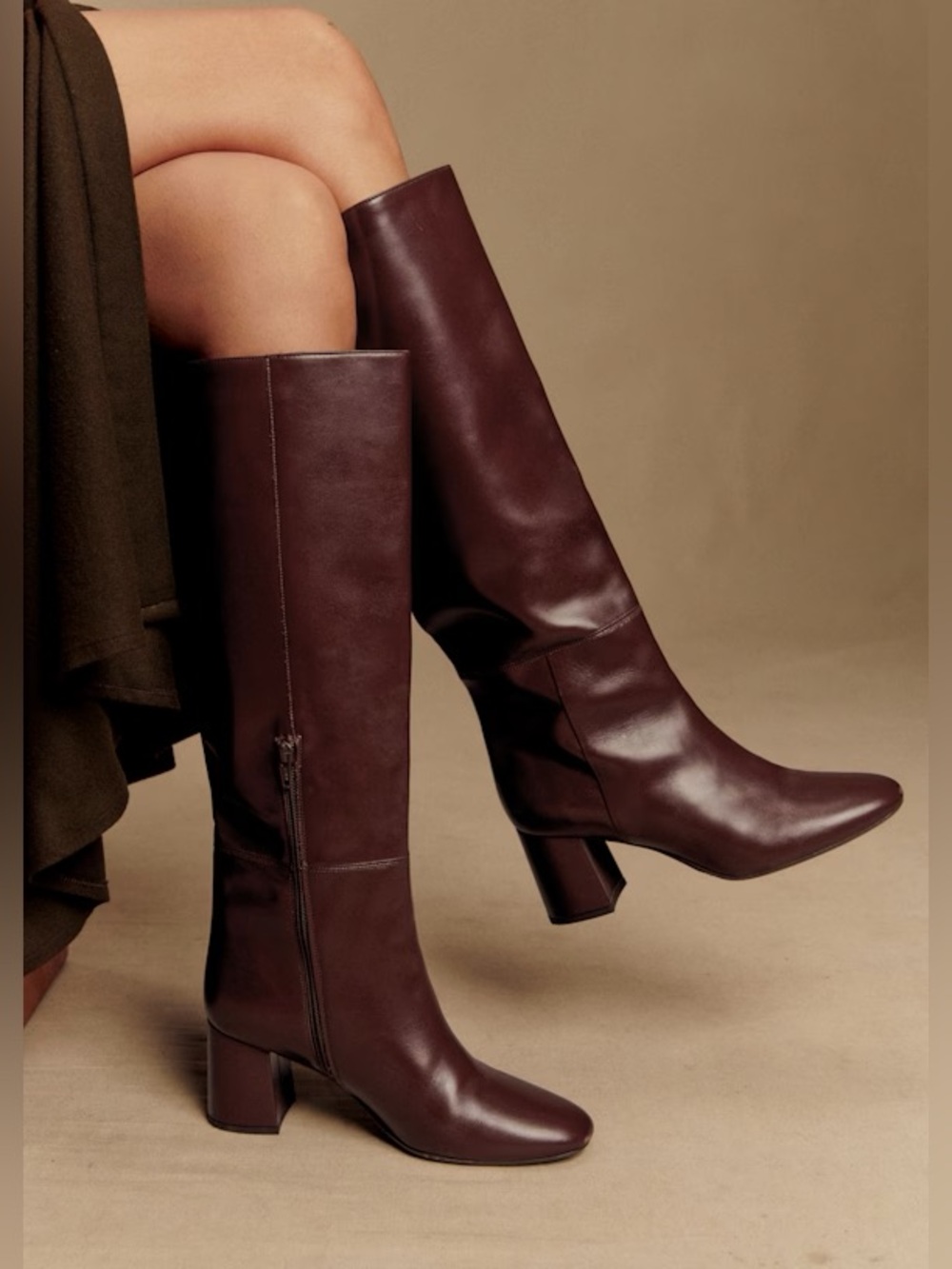 Sézane Theodora Boot Chocolate 38
